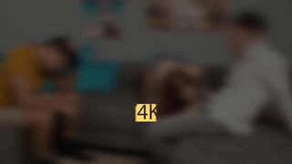 HUNT4K. Everything rich guy wants is girl's pussy so he pays her BF