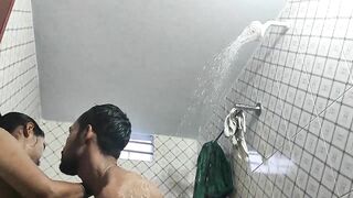 Big ass stepsister fucked by teen Stepbro in shower time