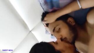 Indian Cute Girl Fucking in Hotel room by her Boyfriend Lip Kissing and Licking Pussy