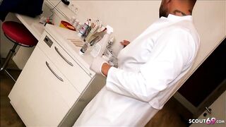 German Curvy Pregnant Teen - Cheating Fuck by Doctor at Gyno Exam