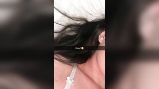 Boyfriend cheats on his girlfriend on snapchat with her best friend and creampied her in the ass Cuckold Anal