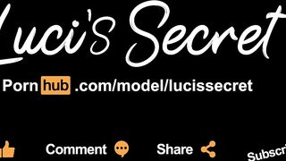 Exciting sensations, sensual video playing with my tits in front of the camera alone - Luci's Secret