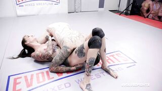 Rocky Emerson In A Sex Fight Wrestling Ruckus Then Sucking His Cock And Getting Owned