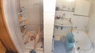 Caught masterbating in the shower