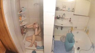 Caught masterbating in the shower