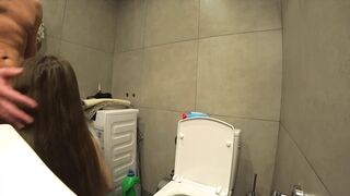 Deception. Guy Fucks My Wife In The Bathroom While I'm At Work. Real Home Video