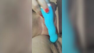 Sharing a dildo cumming