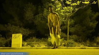 Walking fully naked around the city