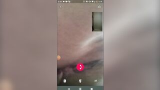 video chatting with stranger boy and fingering my little ass hole for him