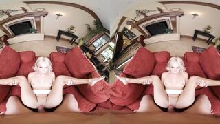 VR BANGERS Horny MILF Katie Morgan invites to the threesome with her stepdaughter VR Porn