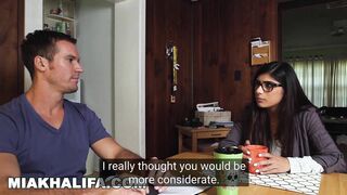 MIA KHALIFA - Interracial Sex With Sad Arab Girl And Well Endowed African American Guys