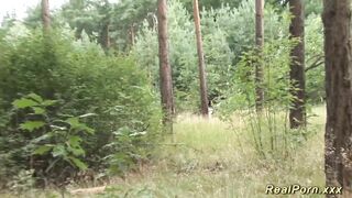 german teen banged in the forest