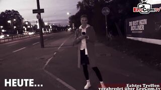 Street fuck in Night Skinny and german pickup agent