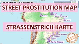 Street Prostitution Map of Porto Alegre, Brazil, with Indication where to find Streetworkers, Freelancers and Brothels. Also we show you the Bar, Nightlife and Red Light District in the City