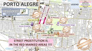 Street Prostitution Map of Porto Alegre, Brazil, with Indication where to find Streetworkers, Freelancers and Brothels. Also we show you the Bar, Nightlife and Red Light District in the City