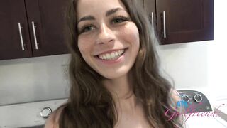 Sweet and innocent teen with freckles gets her pussy touched POV (Renee Rose)