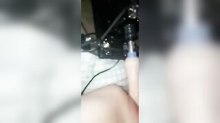 Machine and suction cup made me cum so rough