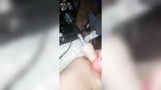 Machine and suction cup made me cum so rough