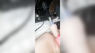 Machine and suction cup made me cum so rough