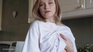 ULTRAFILMS Amazing Russian model Olivia playing with her pussy in this hot solo video