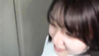 An 18-year-old black-haired Japanese beauty. She enjoys blow job and shaved pussy creampie sex. Uncensored