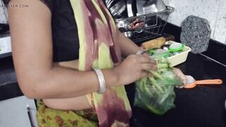 Naughty Housewife Indian Desi bhabhi With Cooking Making by - VinodShorts