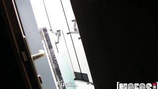 Czech Blonde Fucks in Office video starring Cristal Caitlin - Mofos.com