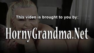 Old granny gets pussy eaten