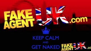 FakeAgentUK Sexy Italian babe shows unbelievable deep throat skills