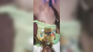 Blonde amateur playing with toys )