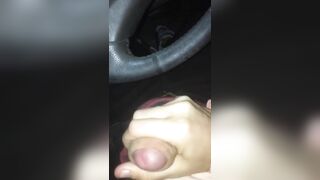 Rubbing one out while in parking lot