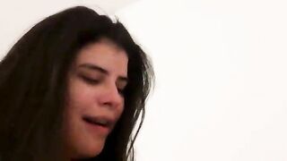 Watch me fuck my step cousin on her parents bed!