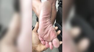 Mature super smelly soles