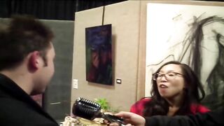 Fang Ling Lee with Jiggy Jaguar Exxxotica Expo 2018 Denver co