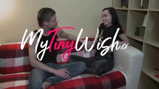 MyTinyWish - Tiny brunette assfucked by friend