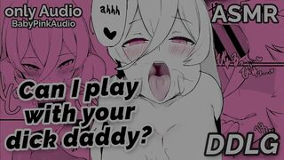 Greedy girl giving daddy a blowjob (Erotic ASMR Audio Roleplay)