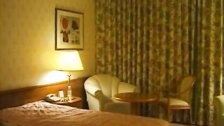 Beautiful German blonde gets smashed by two raw dudes at the hotel room