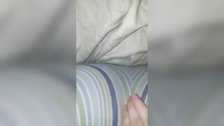 Moaning For Daddy, Jerking Off, Rimming, and Fingering His Ass While Clothed