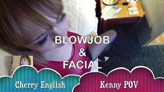 (2018.06) Cherry English Blowjob and Facial