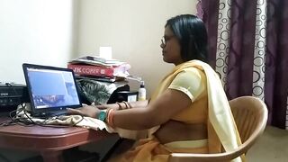 MNC Engineer Elina Fucking Hard to Penetrate Hot Pussy in Saree with Sourav Mishra at Work From Home on Xhamster