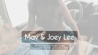 Married Couple Has Fun: Fucking and Sucking in the Front Seat- Mav & Joey Lee 4K