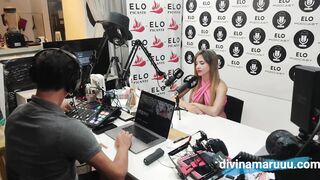 Behind the Scenes of DivinaMaruuu's thresome Porn Video in Elo Podcast's Spicy Room