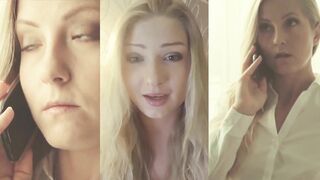 LOS CONSOLADORES - Cute Blonde Arteya Relaxes With Hot Threesome - VIP SEX VAULT