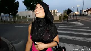 Veiled Iranian Nadja gets fucked publicly in anal AGAIN on the highway and at the hotel!