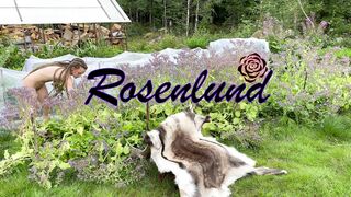 Sex on a reindeer skin in the garden - RosenlundX - 4K 60fps