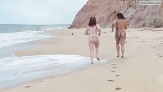 We were after a cock on the beach when we spotted a hot bald man who gives our vaginas a lot