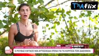 Nafsika Panagiotakopoulou Butt, Breasts Scene in Survivor Greece