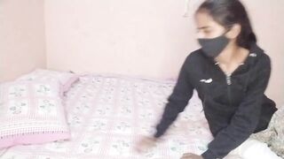 Indian school girl brought her room and her fuck viral video