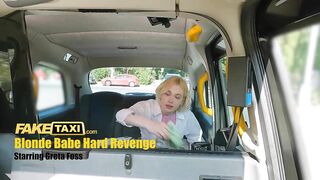 Fake Taxi Blonde gets a hard fast fuck inside and outside of the taxi