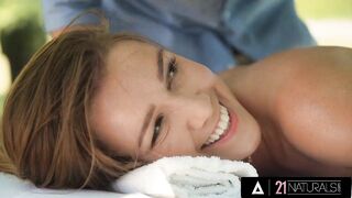 21 NATURALS - Cutie Alexis Crystal Gets Her Butt Fingered During Ass Massage Before Anal Sex